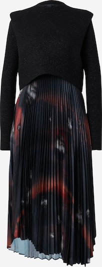 AllSaints Robe 'LEIA MOONAGE' en marine / gris / rouge / noir, Vue avec produit