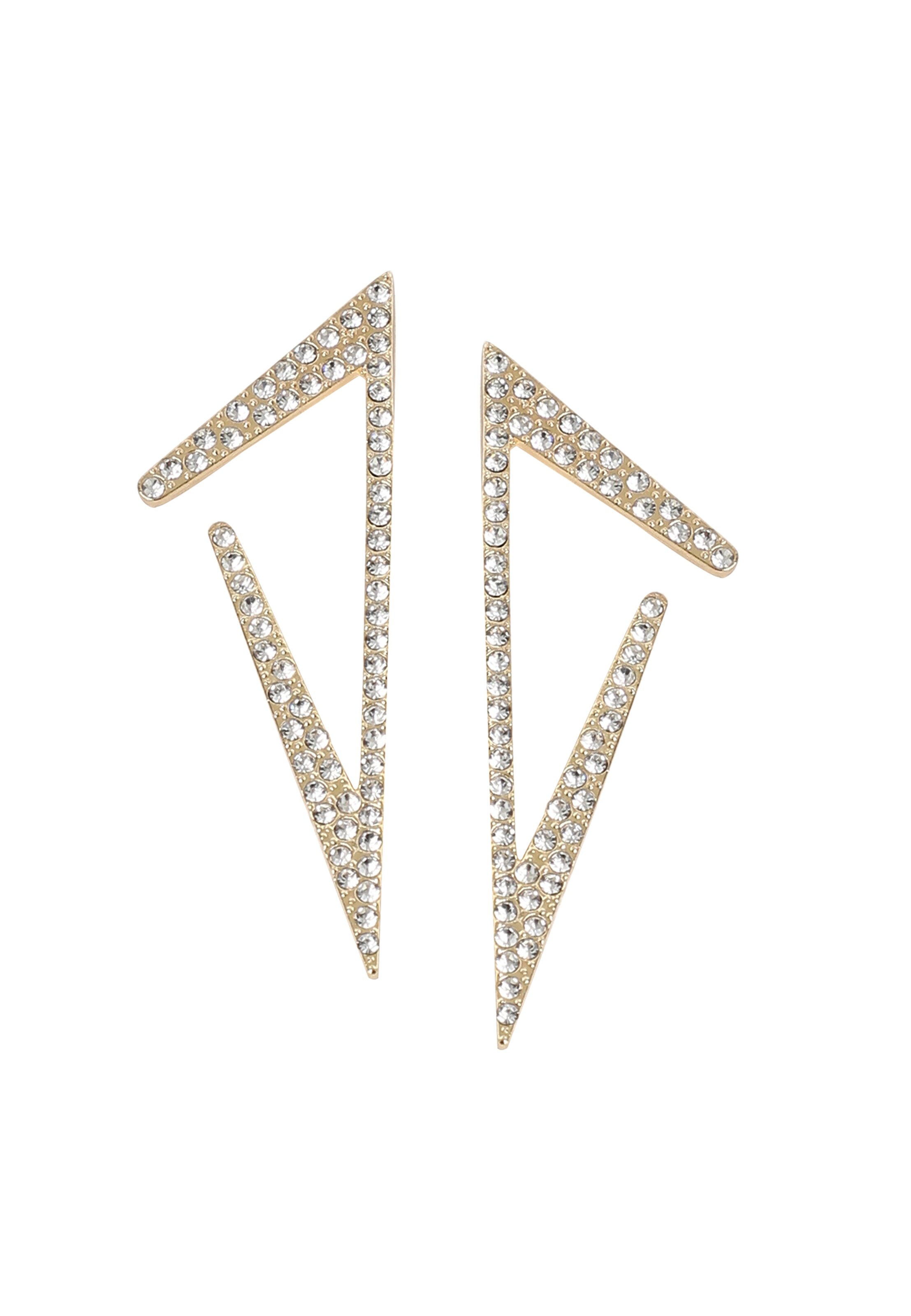 SOHI Ohrringe 'Elfleda' in Gold: Vorderseite