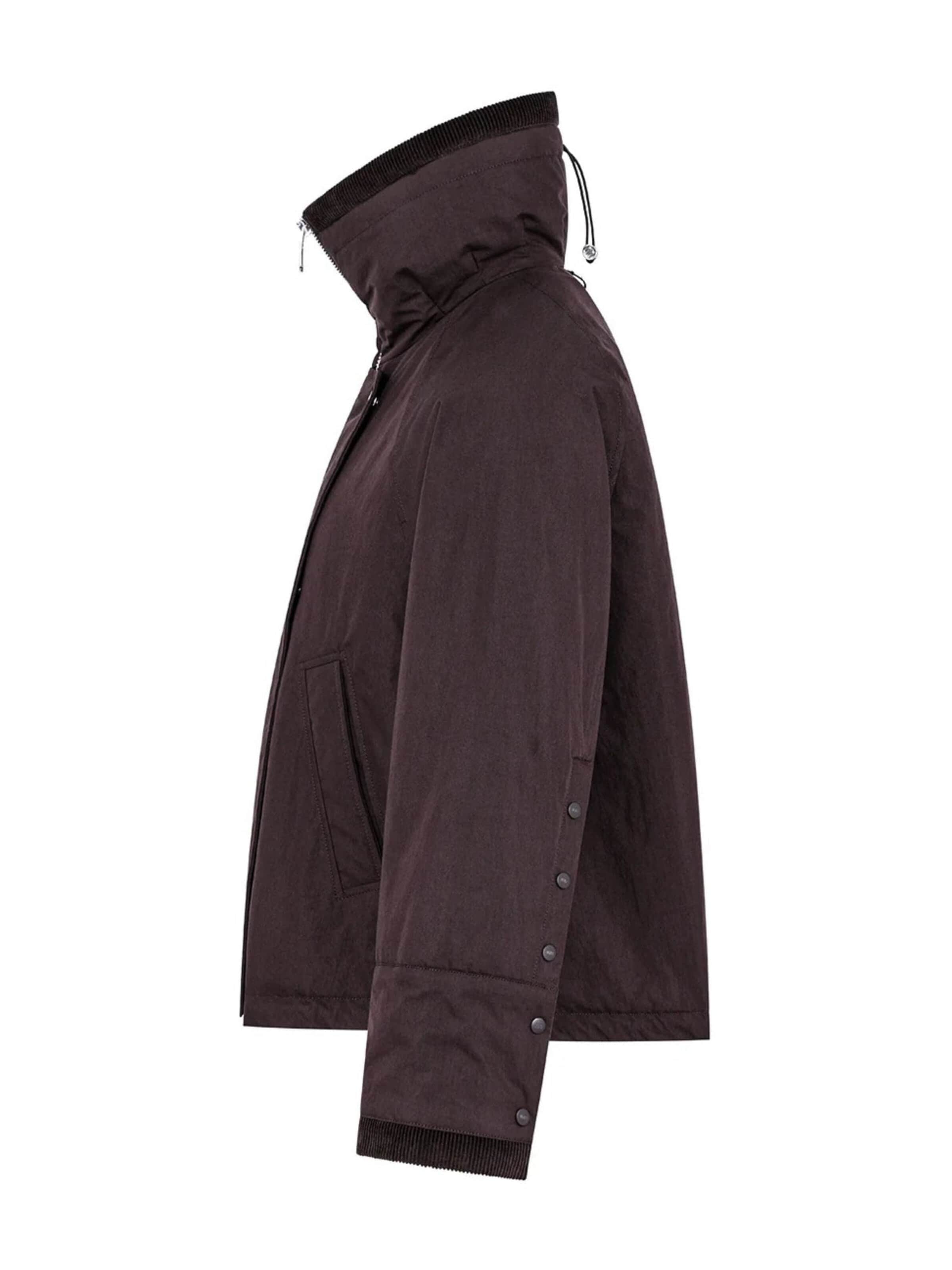 DUNO Vinterjacka 'Short padded technical cotton jacket' i röd
