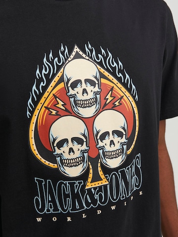 JACK & JONES Μπλουζάκι 'Heavens' σε μαύρο