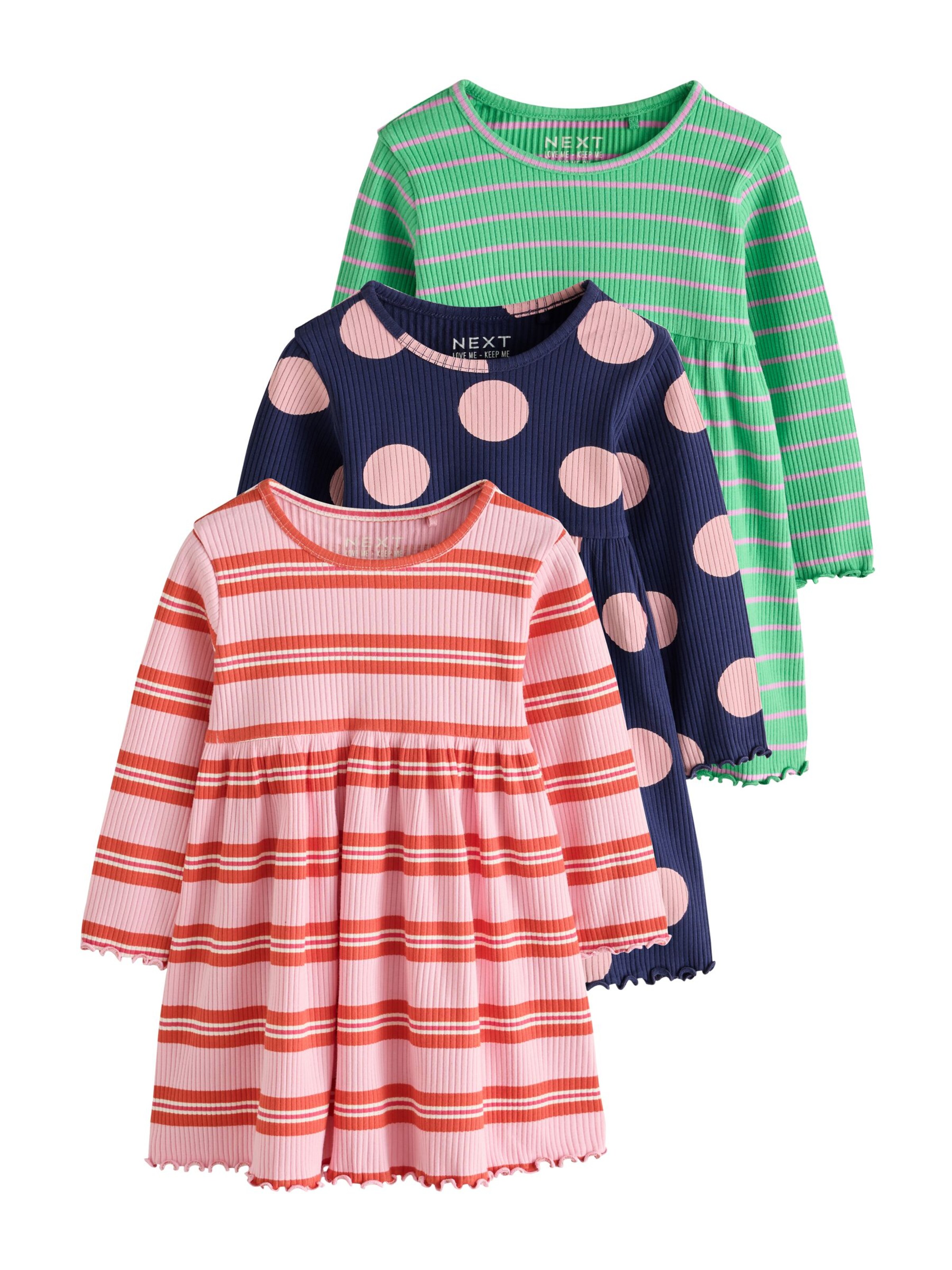 Next - Vestido en azul: frente