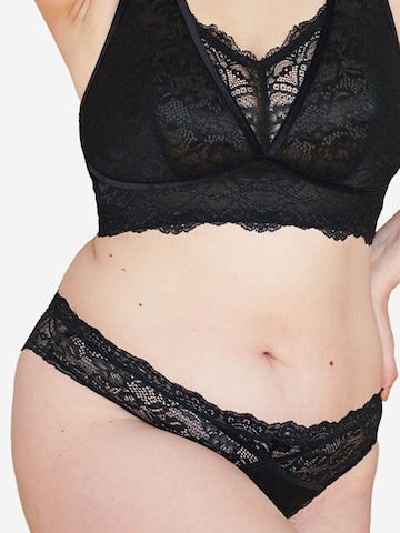 Slip 'Eliana' SugarShape en noir : devant