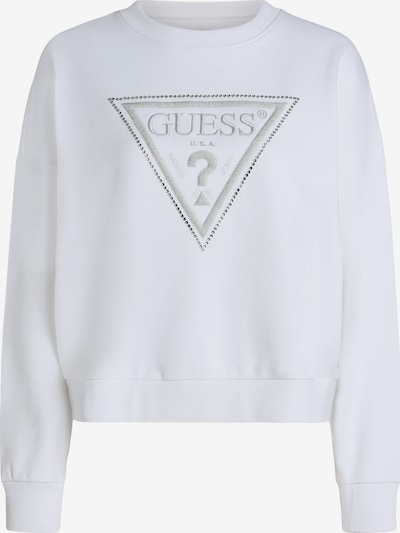 GUESS Sweater majica veličine XS u srebro / bijela, Pregled proizvoda