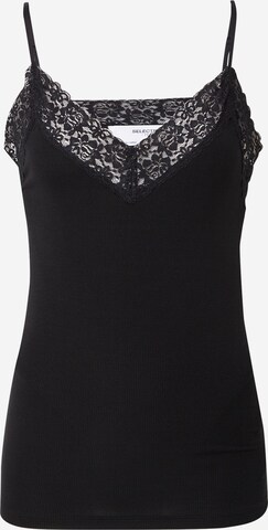 SELECTED FEMME Top 'Mandy' in Black: front
