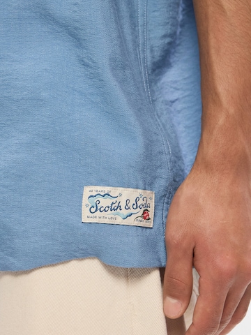 SCOTCH & SODA Comfort fit Ing 'The 40th Annive' - kék