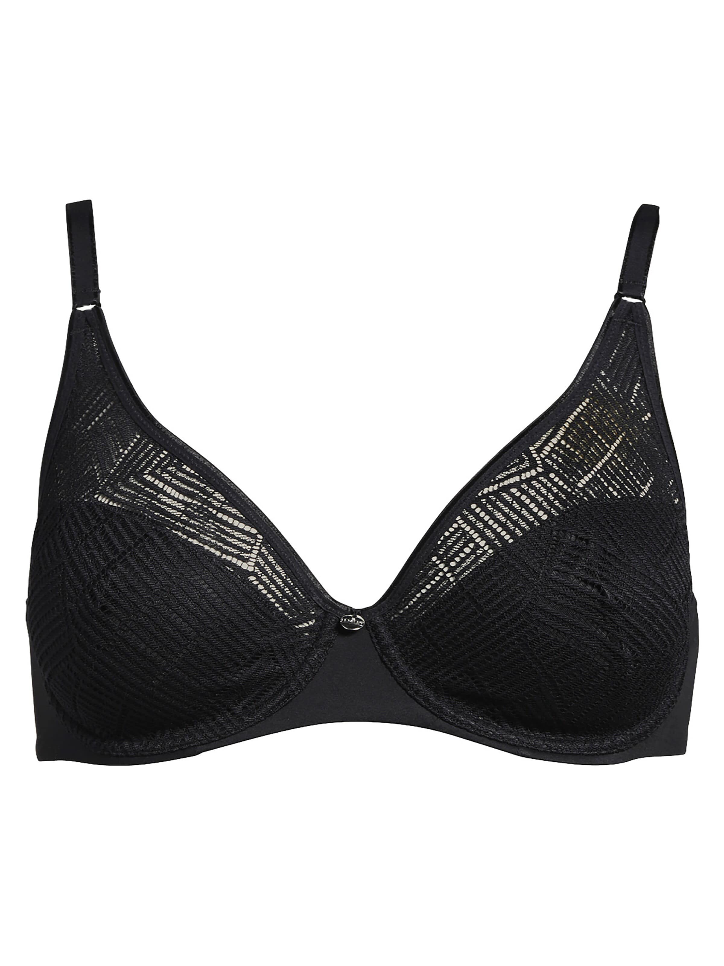 Chantelle BH 'Easy Feel Emma' in Zwart: voorkant