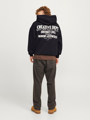 JACK & JONES Sweatshirt 'JWHROXBURY' in Schwarz: Vorderseite