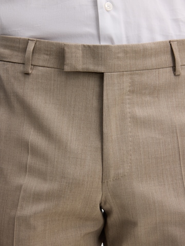 JOOP! Slim fit Pleated Pants in Brown