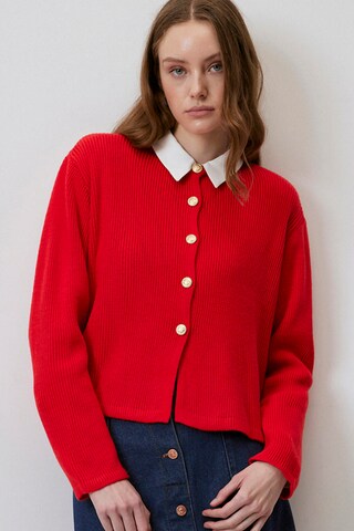 Touche Prive Strickjacke in Rot