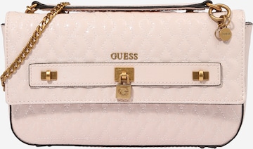 GUESS - Mala de ombro 'Isidora' em bege: frente