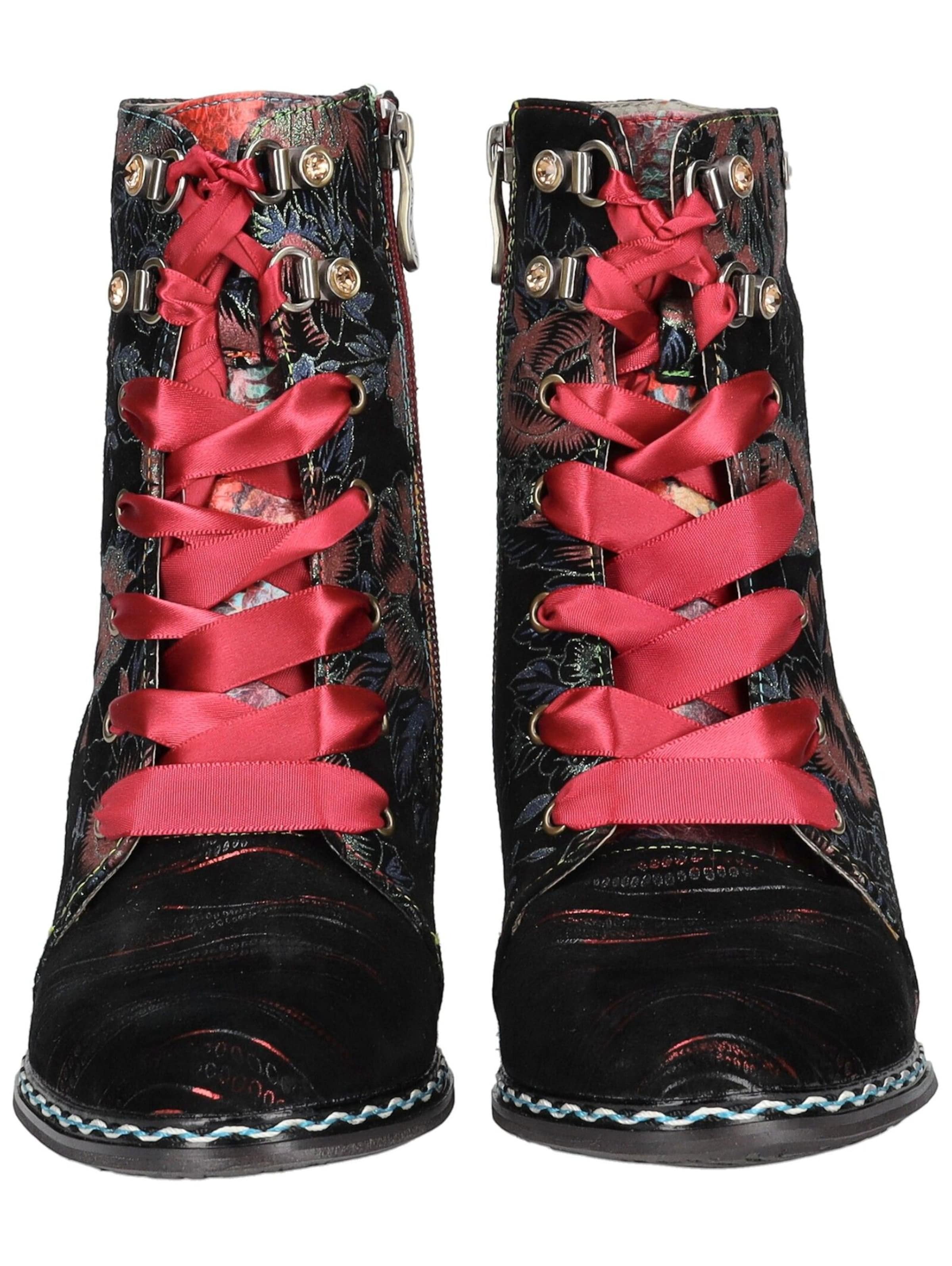 Laura Vita Lace-up bootie in Mixed colours