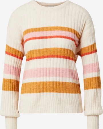 ICHI Sweater in Beige: front