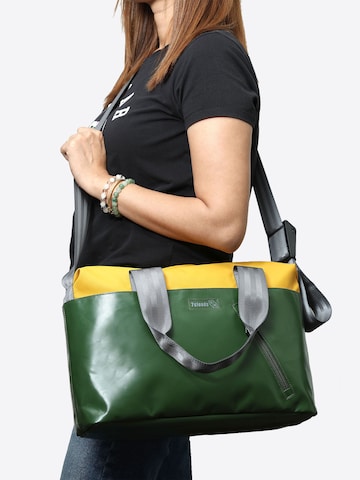 7clouds Laptoptas 'Erkan 7.1' in Groen