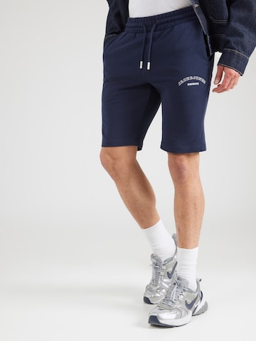 JACK & JONES - regular Pantalón 'JPSTGORDON' en azul: frente