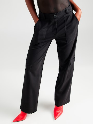 Loosefit Pantalon cargo 'Sophia' FIVEUNITS en noir : devant