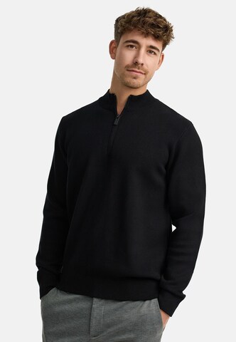 INDICODE JEANS Sweater 'Lukas' in Black