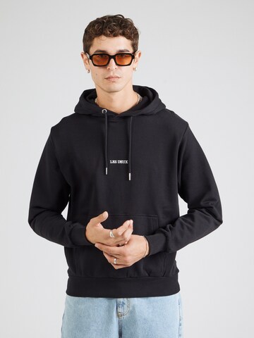 Les Deux Sweatshirt 'Dexter' in Black: front