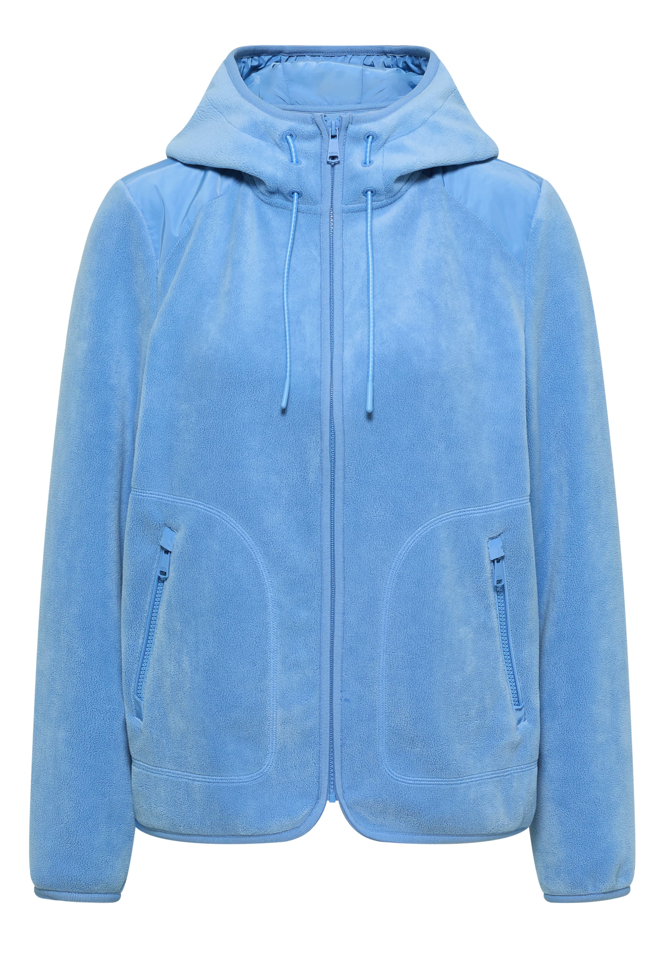 CECIL Fleecejacke in Blau: Vorderseite