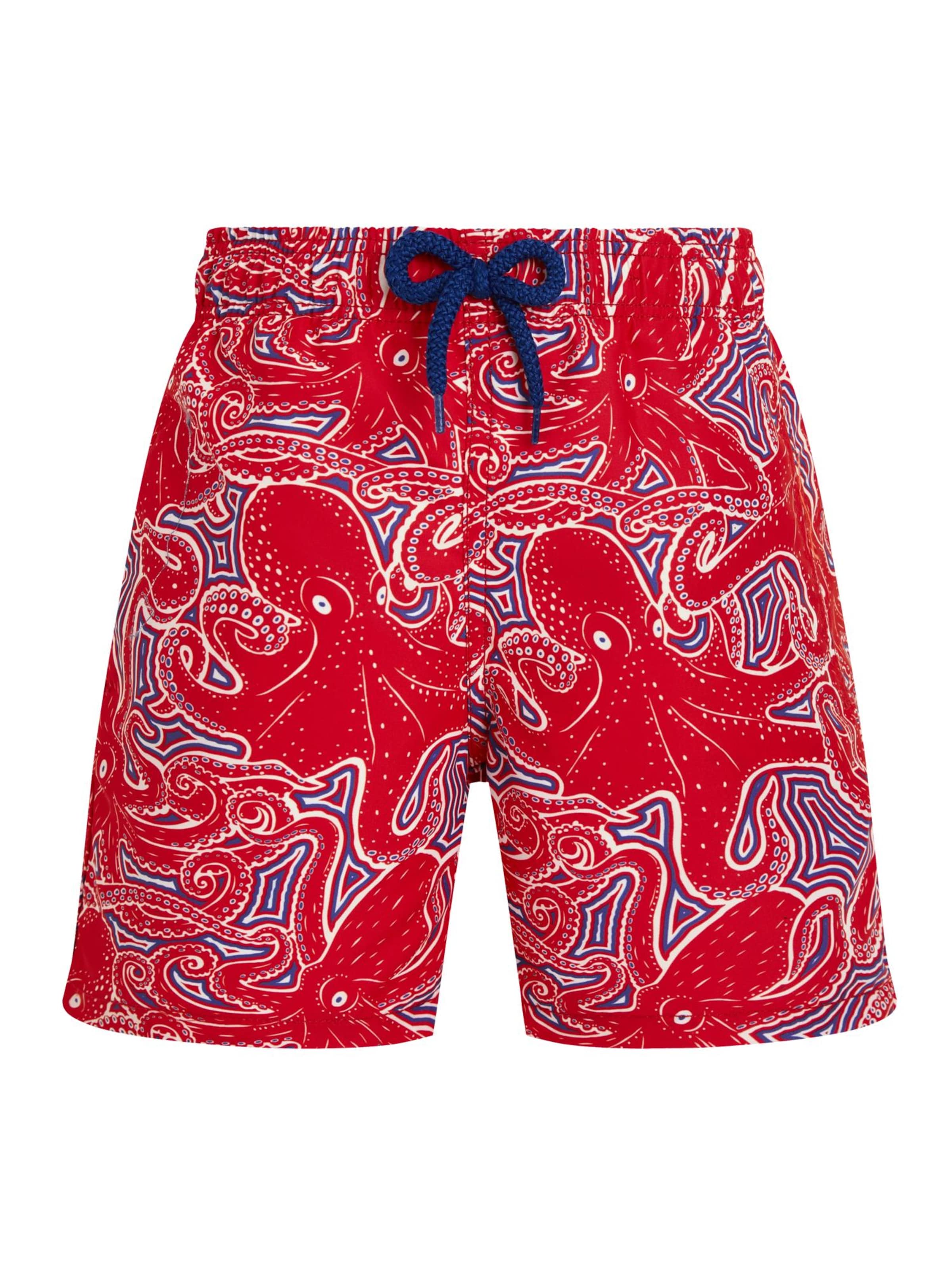 Vilebrequin Board Shorts in Red: front