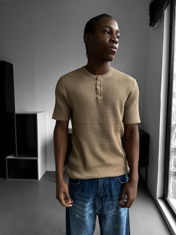 Kleidermafia - Camiseta en beige: frente