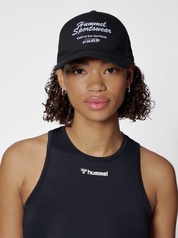 Hummel Cap 'CALL US' in Black: front