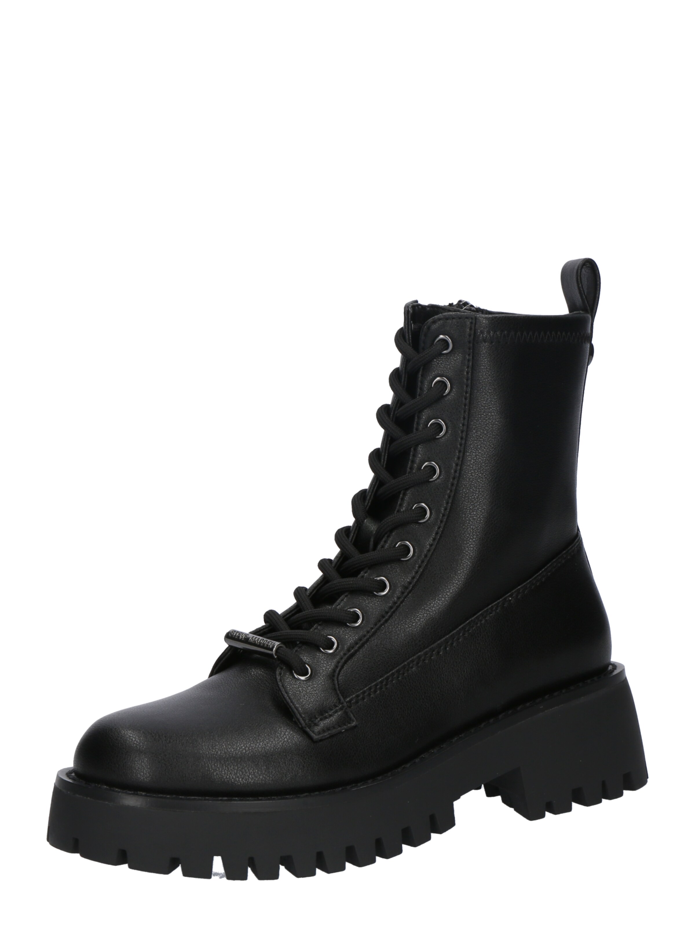 STEVE MADDEN Lace-up bootie 'Dayton' in Black: front