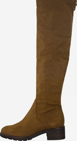 TAMARIS Over the Knee Boots in Brown