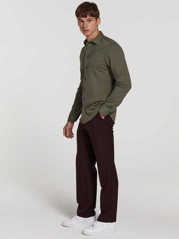 Shiwi - Slim Fit Camisa 'Pablo' em verde