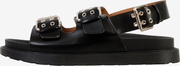 Sandales 'Sandalen mit Riemchen' Joia en noir : devant
