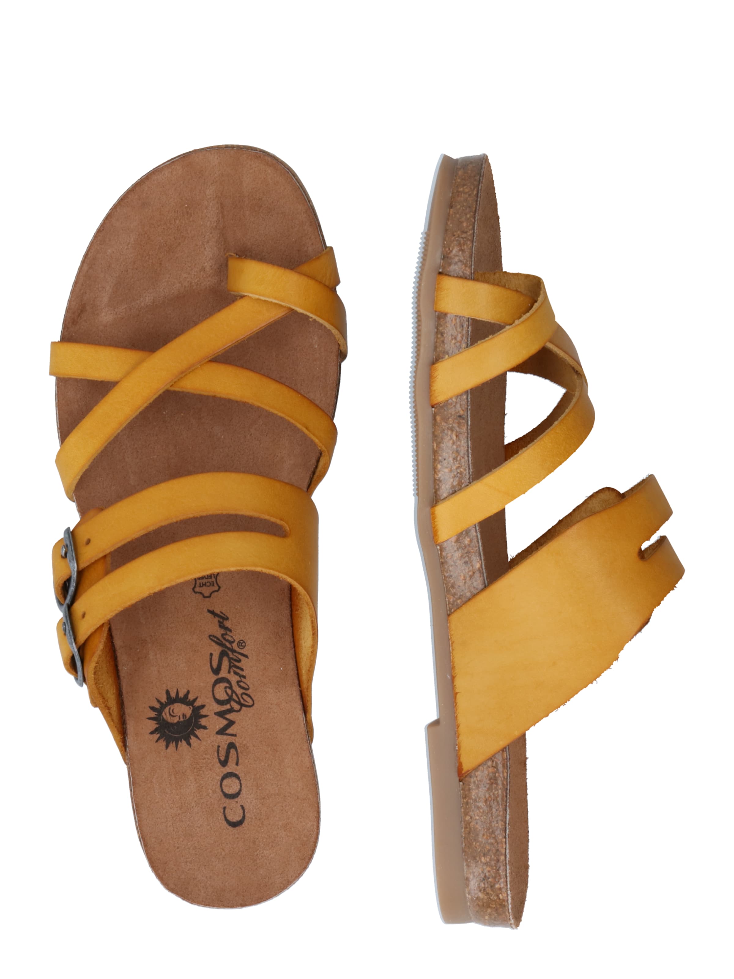 Infradito di COSMOS COMFORT in giallo
