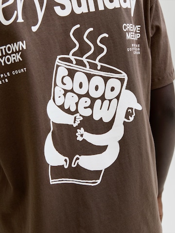 JACK & JONES Shirt 'JORCoffee' in Brown