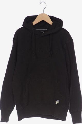 Superdry Sweatshirt & Zip-Up Hoodie in M in Black: front