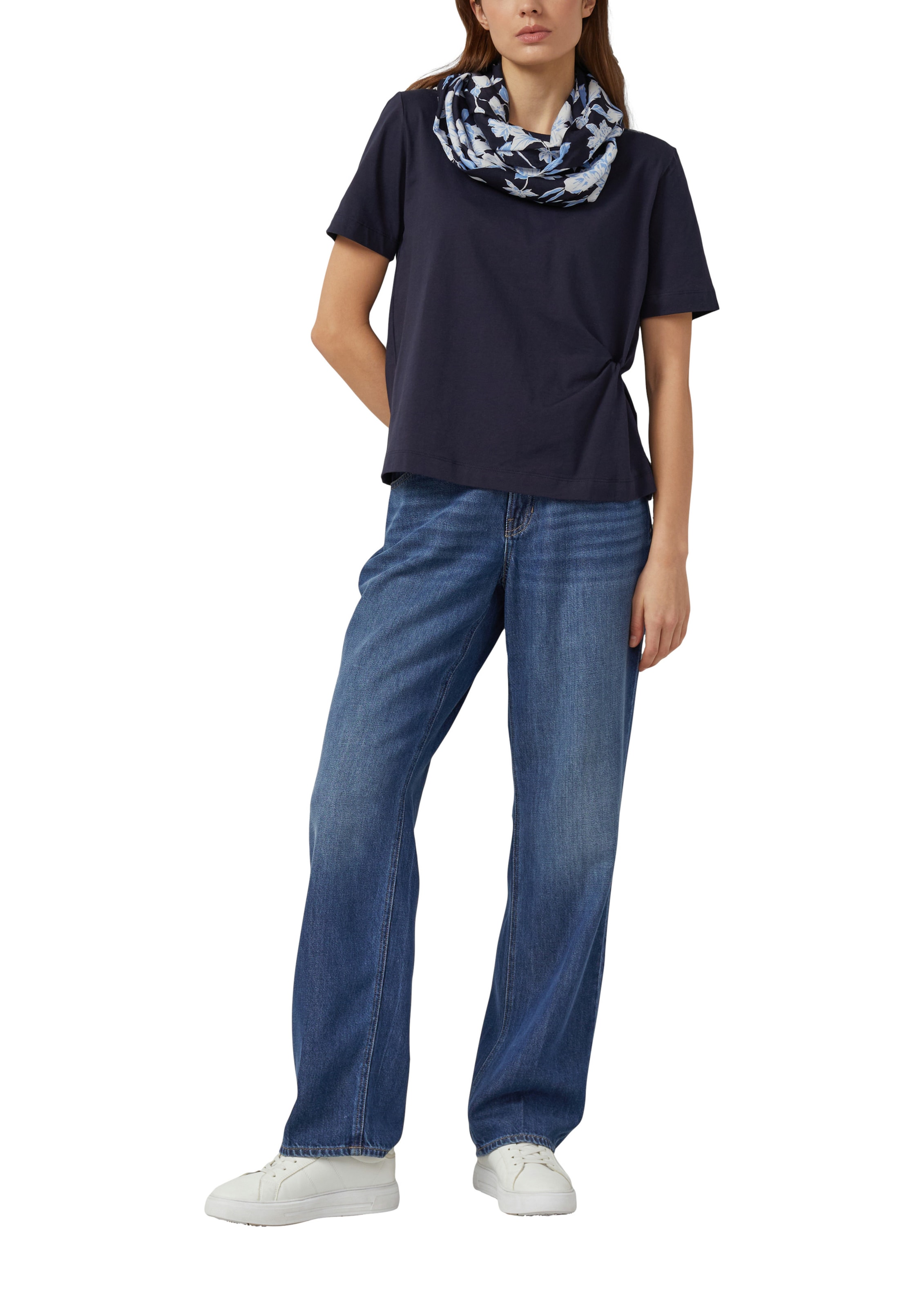 Écharpe tube s.Oliver en bleu