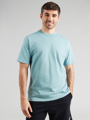 Nike Sportswear Tričko 'Premium Essentials' – zelená: přední strana