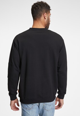Justin Cassin Sweatshirt 'Major Jumper' in Black