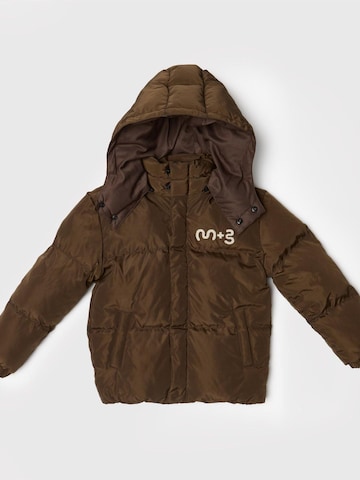 Maru + Bo Performance Jacket 'WEATHER-RESISTANT JACKET WITH HOOD' in Brown