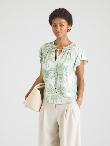 s.Oliver Blouse in Groen: voorkant
