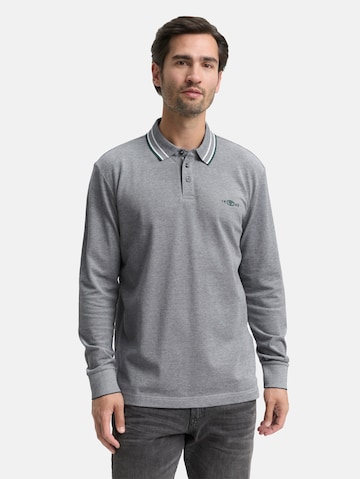 TOM TAILOR Poloshirt in Grau: Vorderseite