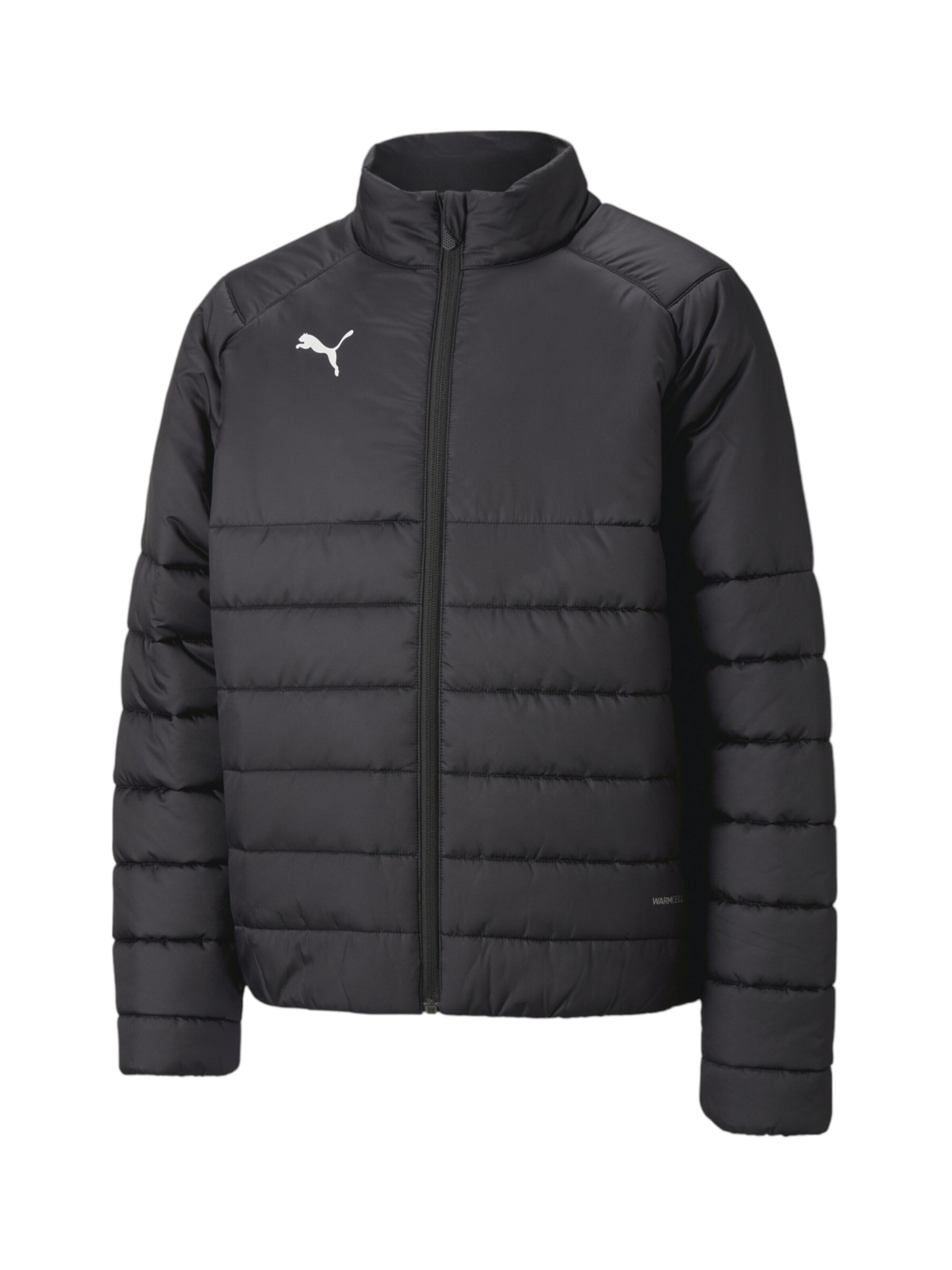 PUMA Athletic Jacket in Black: front