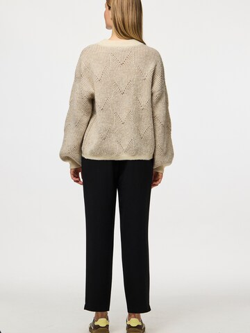 Pull-over 'PCJENNA' PIECES en gris