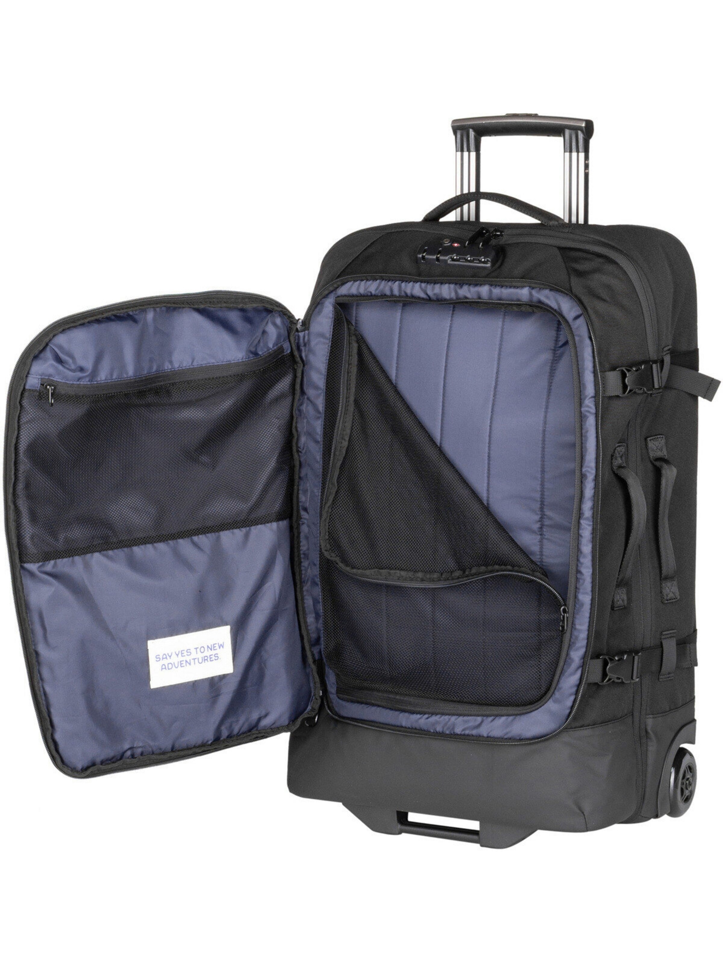 Cabaia Trolley 'Soft Suitcase Medium' in Schwarz
