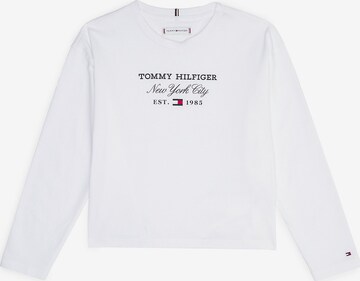 T-Shirt TOMMY HILFIGER en blanc : devant