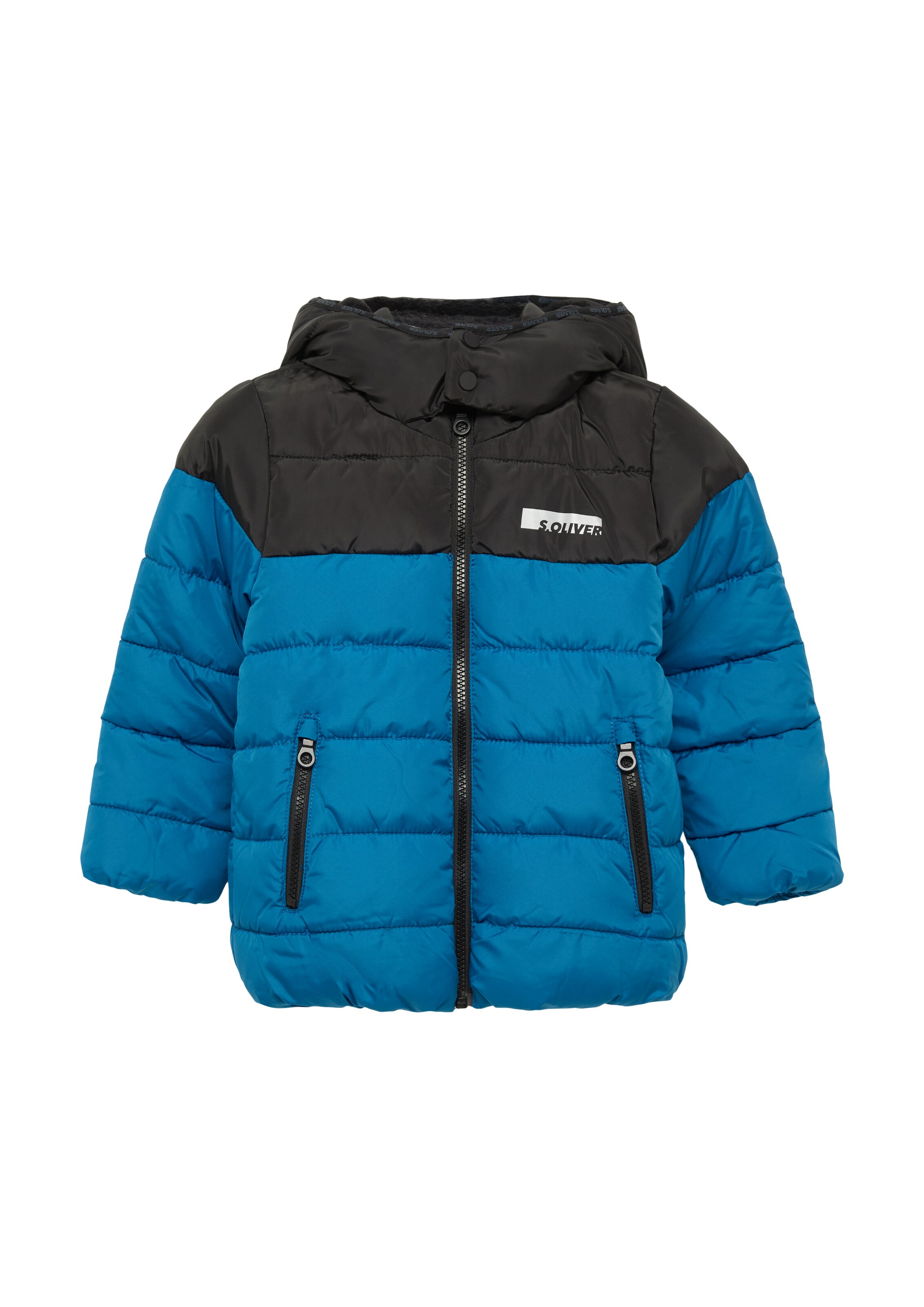 s.Oliver Winterjas in Blauw: voorkant