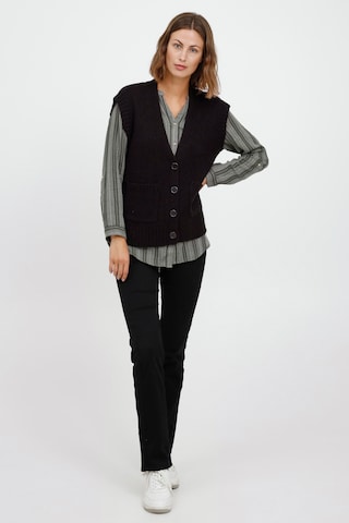 Fransa Knit Cardigan 'FRCEDARKI' in Black