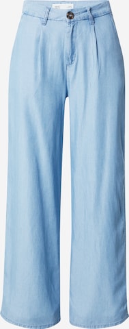 JDY Wide Leg Hose 'JASPER' in Blau: predná strana
