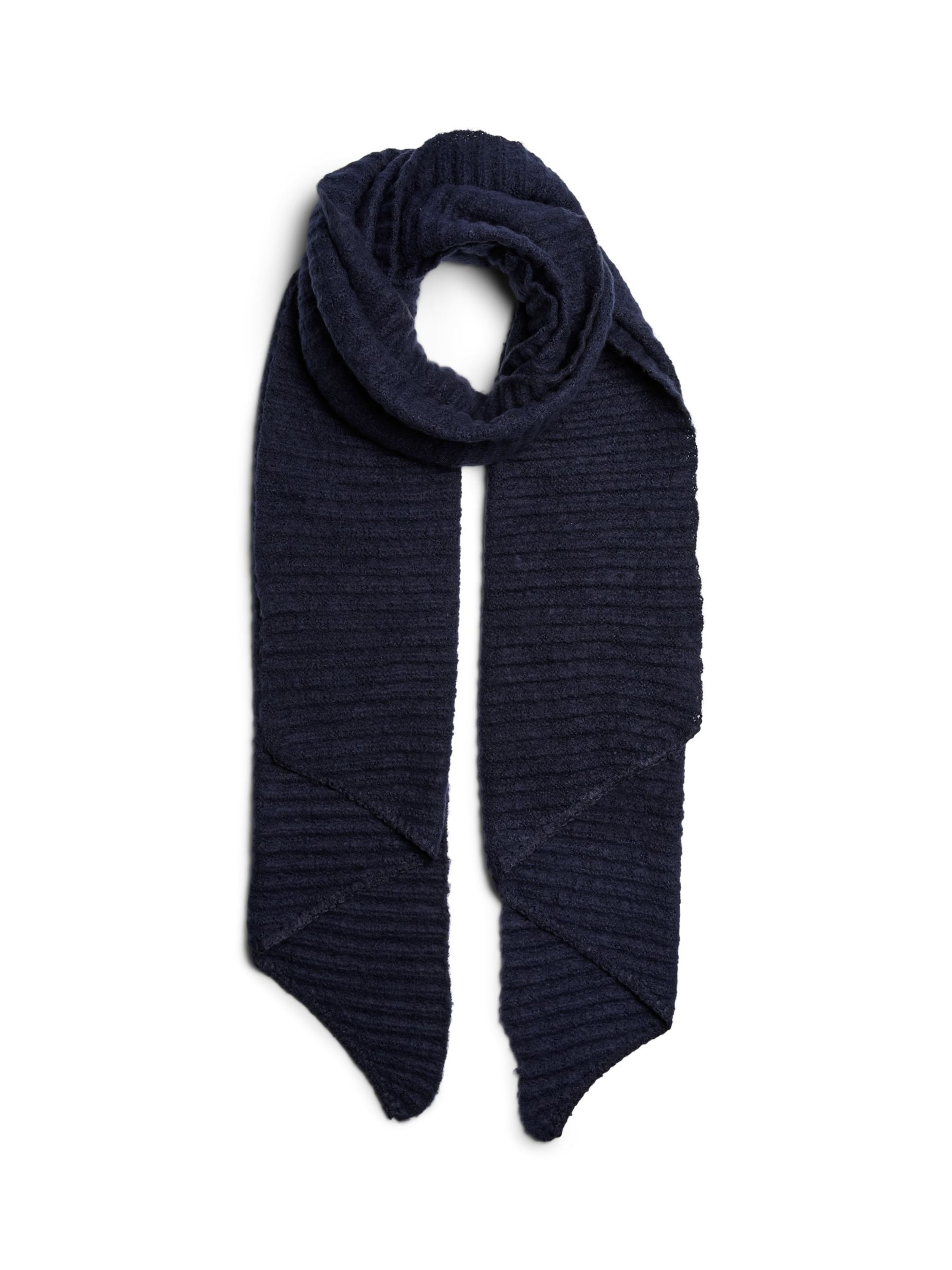 PIECES Sjal 'Pyron' i blå: forside