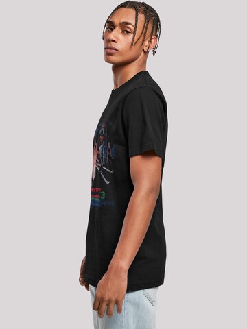 F4NT4STIC Shirt 'Nightmare On Elm Street Dream Warriors' in Zwart