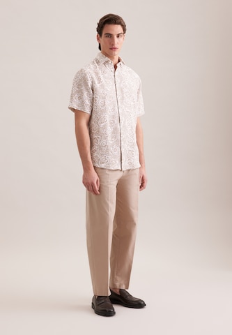 Coupe regular Chemise 'Smart Linen' SEIDENSTICKER en beige