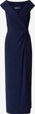 Lauren Ralph Lauren Společenské šaty 'LEONIDAS' – modrá: přední strana