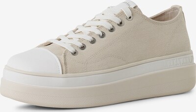 TAMARIS Sneaker in dunkelbeige / weiß, Produktansicht